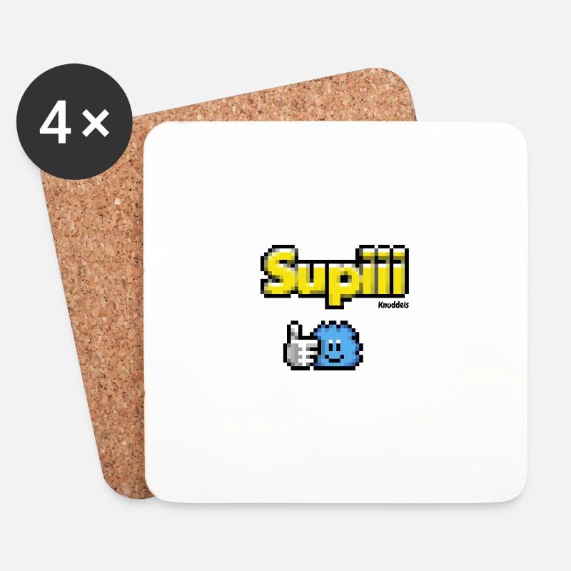 Supiii - Boy - Untersetzer (4er-Set) - Weiß