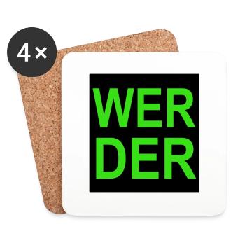 Werder - Untersetzer (4er-Set) - Weiß - Vorne