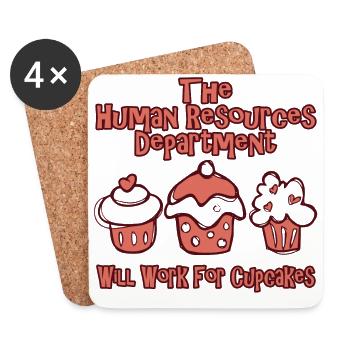 HR Department HR Design - Coasters (set of 4) - white - Front