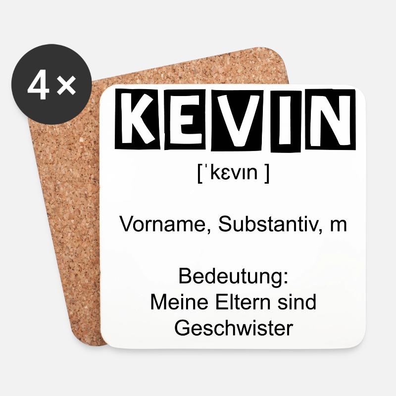 Kevin - Untersetzer (4er-Set) - Weiß
