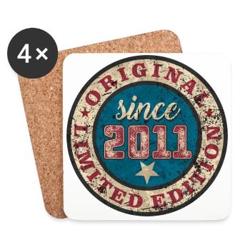 US Style since 2011 original limited edition - Untersetzer (4er-Set) - Weiß - Vorne