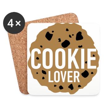 cookie lover - Untersetzer (4er-Set) - Weiß - Vorne