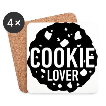 cookie lover - Untersetzer (4er-Set) - Weiß - Vorne