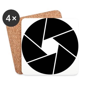 Focus for photographers GIFT IDEA - Coasters (set of 4) - white - Front