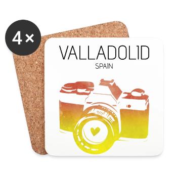 Kamera Valladolid Spanien - Untersetzer (4er-Set) - Weiß - Vorne