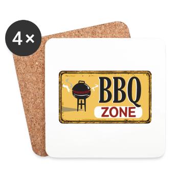 bbqzone - Untersetzer (4er-Set) - Weiß - Vorne