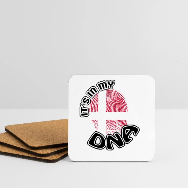 Gift Its in my dna dns roots Denmark Coasters (set of 4)