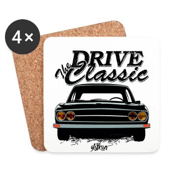 drive the classic - Coasters (set of 4) - white - Front
