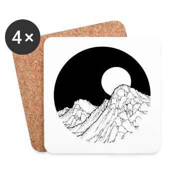 191 - Dessous de verre (lot de 4) - blanc - Devant