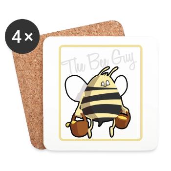 the bee guy - Untersetzer (4er-Set) - Weiß - Vorne