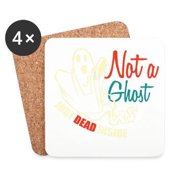 not a ghost - Untersetzer (4er-Set) - Weiß - Vorne