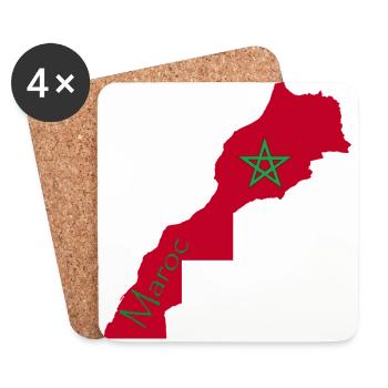 Morocco 2 - Coasters (set of 4) - white - Front