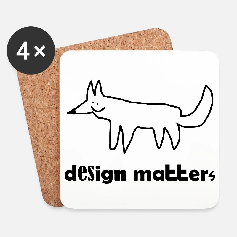 design matters - Untersetzer (4er-Set) - Weiß