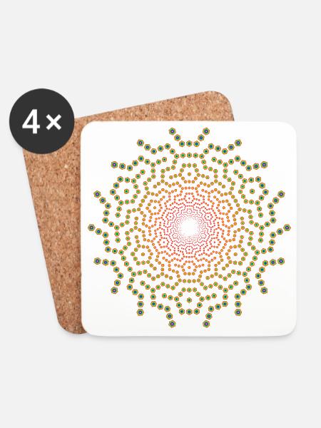 San Pedro - Coasters (set of 4) - white