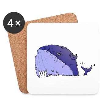 Monique Soiffard - Coasters (set of 4) - white - Front