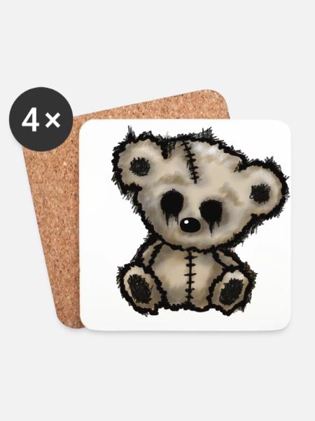 teddy - Untersetzer (4er-Set) - Weiß