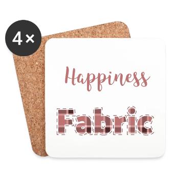 Sewing fabric gift tailor profession hobby needle - Coasters (set of 4) - white - Front