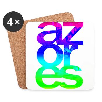 Azores - Untersetzer (4er-Set) - Weiß - Vorne