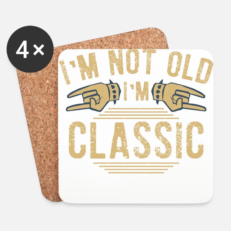 Gute Musik - Coasters (set of 4) - white