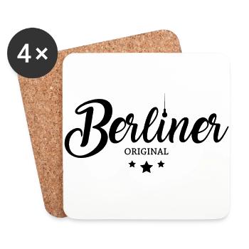 Berliner Original - Untersetzer (4er-Set) - Weiß - Vorne