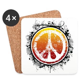 Peace de - Untersetzer (4er-Set) - Weiß - Vorne