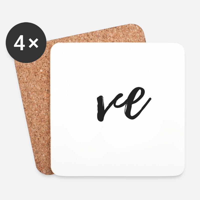 LO ( VE ) - Untersetzer (4er-Set) - Weiß