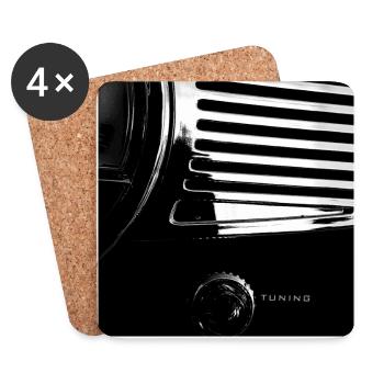 Tuning - Coasters (set of 4) - white - Front
