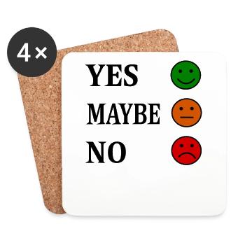 Decision - Coasters (set of 4) - white - Front