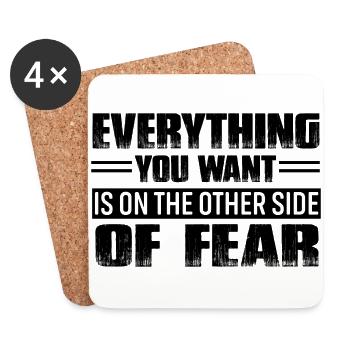 motivation - Coasters (set of 4) - white - Front