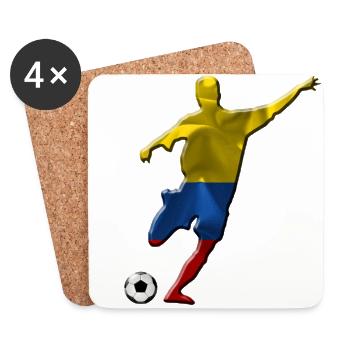 Colombia - Coasters (set of 4) - white - Front