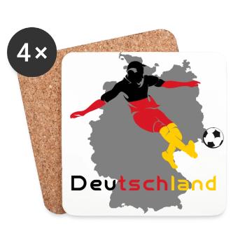 Germany football - Coasters (set of 4) - white - Front