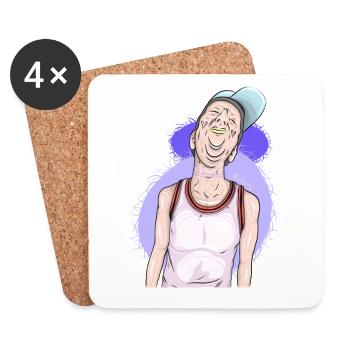 Cool kid - Coasters (set of 4) - white - Front