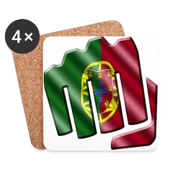 Portugal - Untersetzer (4er-Set) - Weiß - Vorne