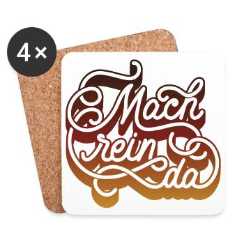 machreinda 04 - Untersetzer (4er-Set) - Weiß - Vorne
