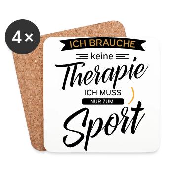 Sport - Untersetzer (4er-Set) - Weiß - Vorne