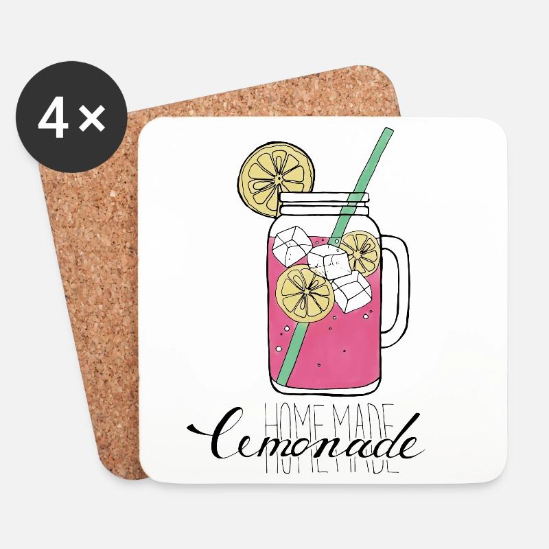 Lemonade - Untersetzer (4er-Set) - Weiß