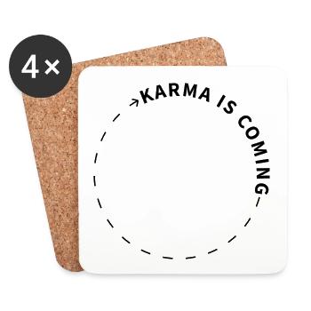Karma - Untersetzer (4er-Set) - Weiß - Vorne