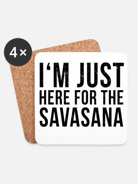 yoga - Coasters (set of 4) - white