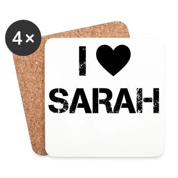 Sarah singer love - Coasters (set of 4) - white - Front