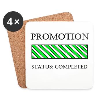 Promotion Geschenkidee - Untersetzer (4er-Set) - Weiß - Vorne