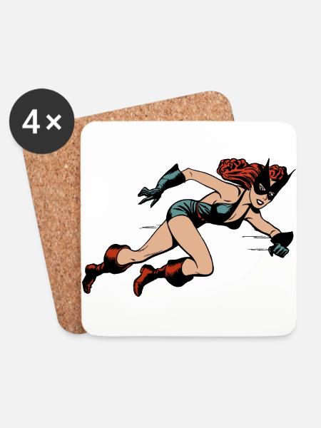 Hero - Coasters (set of 4) - white