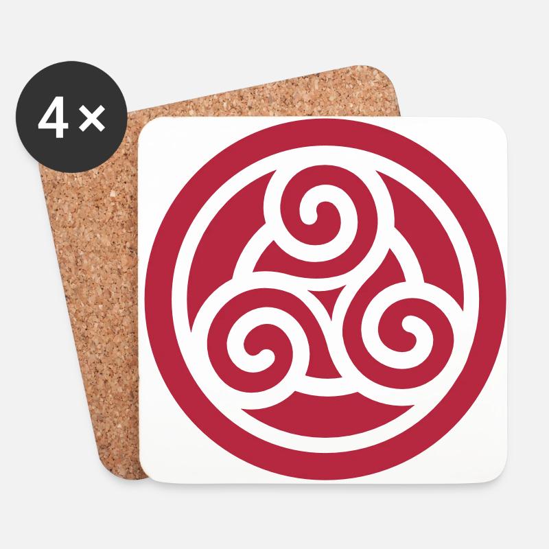 Celtic symbol - Coasters (set of 4) - white