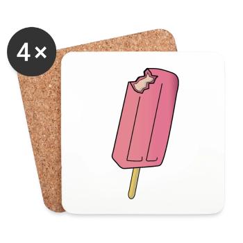 popsicle - Coasters (set of 4) - white - Front