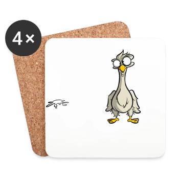 Moin Moin North Sea - Coasters (set of 4) - white - Front