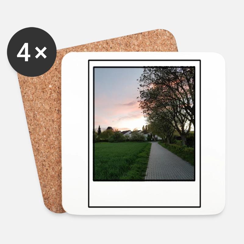 Photo - Untersetzer (4er-Set) - Weiß