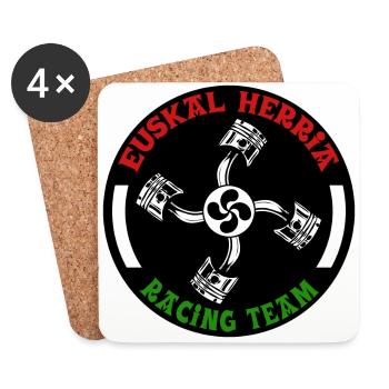 Basque racing team 1 - Dessous de verre (lot de 4) - blanc - Devant