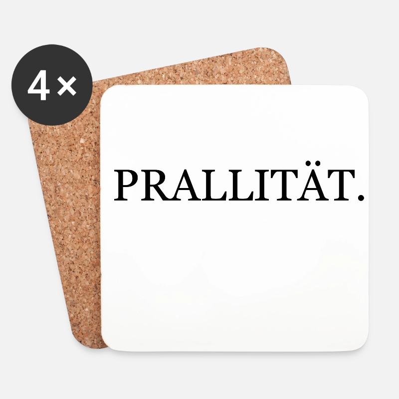 Gains Prallität - Untersetzer (4er-Set) - Weiß