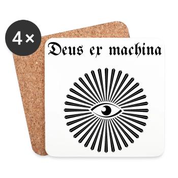 Deus ex machina Auge - Untersetzer (4er-Set) - Weiß - Vorne