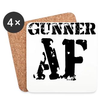 Gunner - Coasters (set of 4) - white - Front