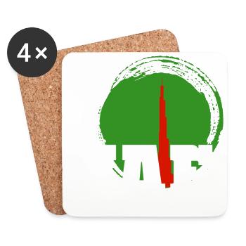 UAE United Arab Emirates Dubai UAE Arabs - Coasters (set of 4) - white - Front